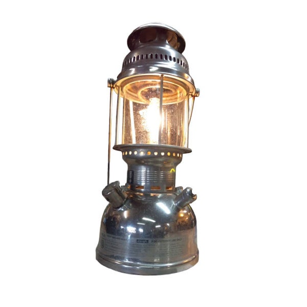 Vintage Wenzel Chrome Nickle Pressure Kerosene Lantern Model