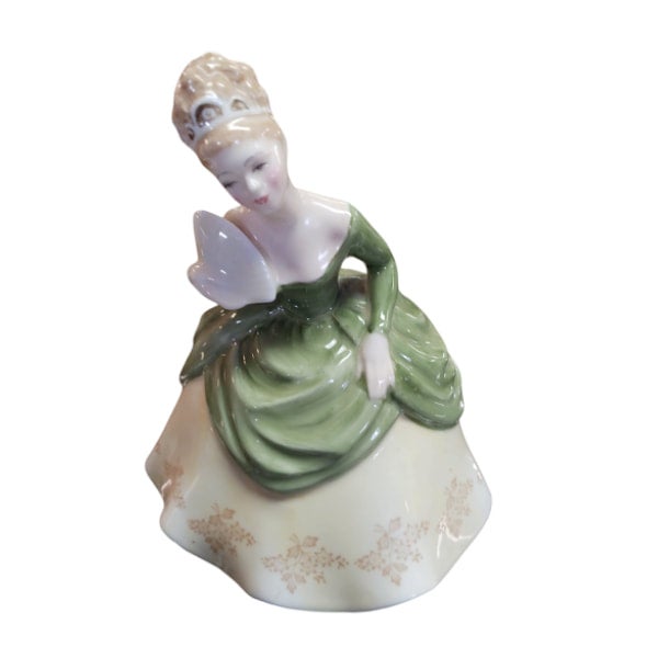 Vintage Royal Daulton Female Statue Old Time "E" Antiques